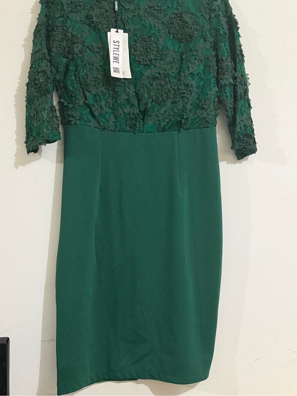 STYLEWE Emerald Lace Sheath Dress